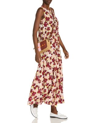 Sleeveless Silk Dress