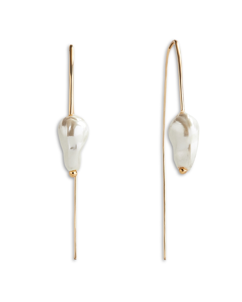 Baublebar Teagan Threaded Glass Pearl Earrings