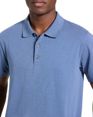 Bron Polo in Cosmos Slub Cotton