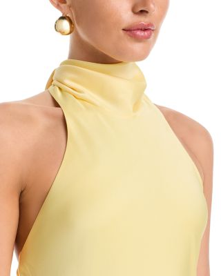 Monica Satin Midi Dress