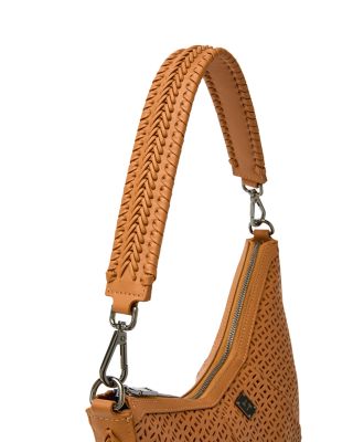 Posh Cut Out Leather Shoulder Bag