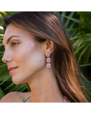 Dianthus Linear Earrings