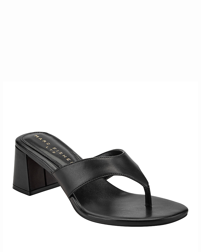 Marc Fisher Ltd. Women's Arcee Slip On Block Heel Dress Sandals
