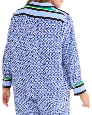 Mosaic Trimmed Shirt