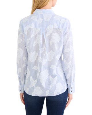 Floral Jacquard Top