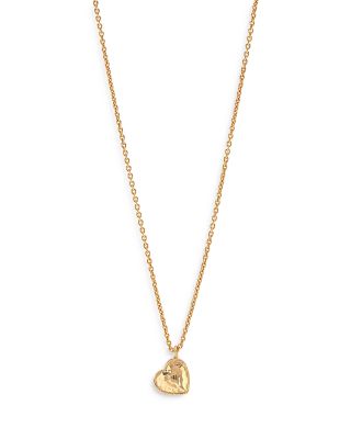 Love Heart Pendant Necklace, 16-18"