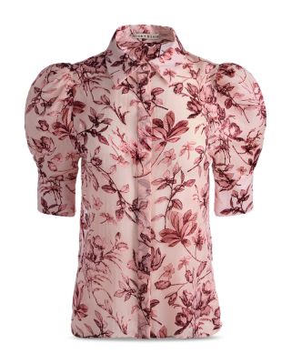 Willa Scrunched Puff Sleeve Blouse