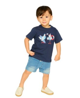 Boys' Organic Cotton Seagull Graphic Short Sleeve T-Shirt - Little Kid