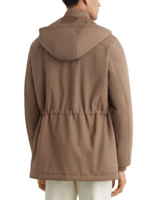 Hooded Zip Through Lord Coat