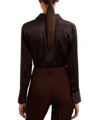 Ameira Silk Satin Shirt