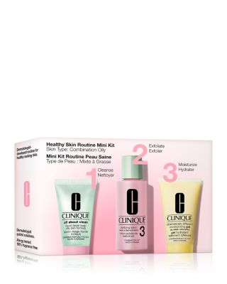 Healthy Skin Routine Mini Skincare Gift Set for Combination Oily Skin ($33 value)