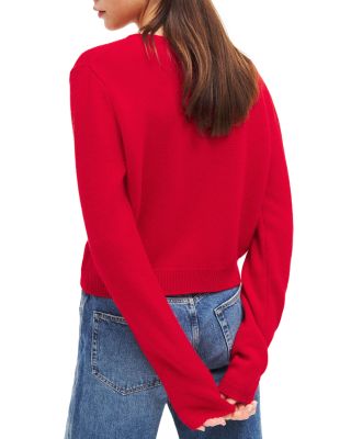 Clara Cashmere Crewneck Cardigan