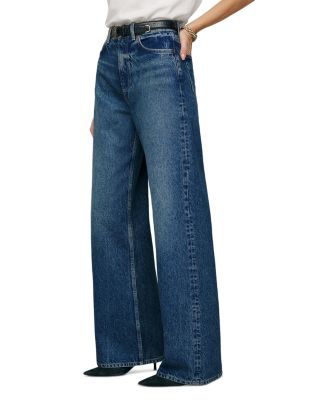 Cary High Rise Slouchy Wide Leg Jeans in Lanier