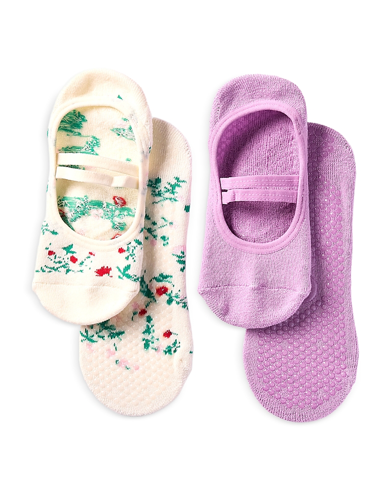 Stems Blossom Grip Socks, Pack of 2