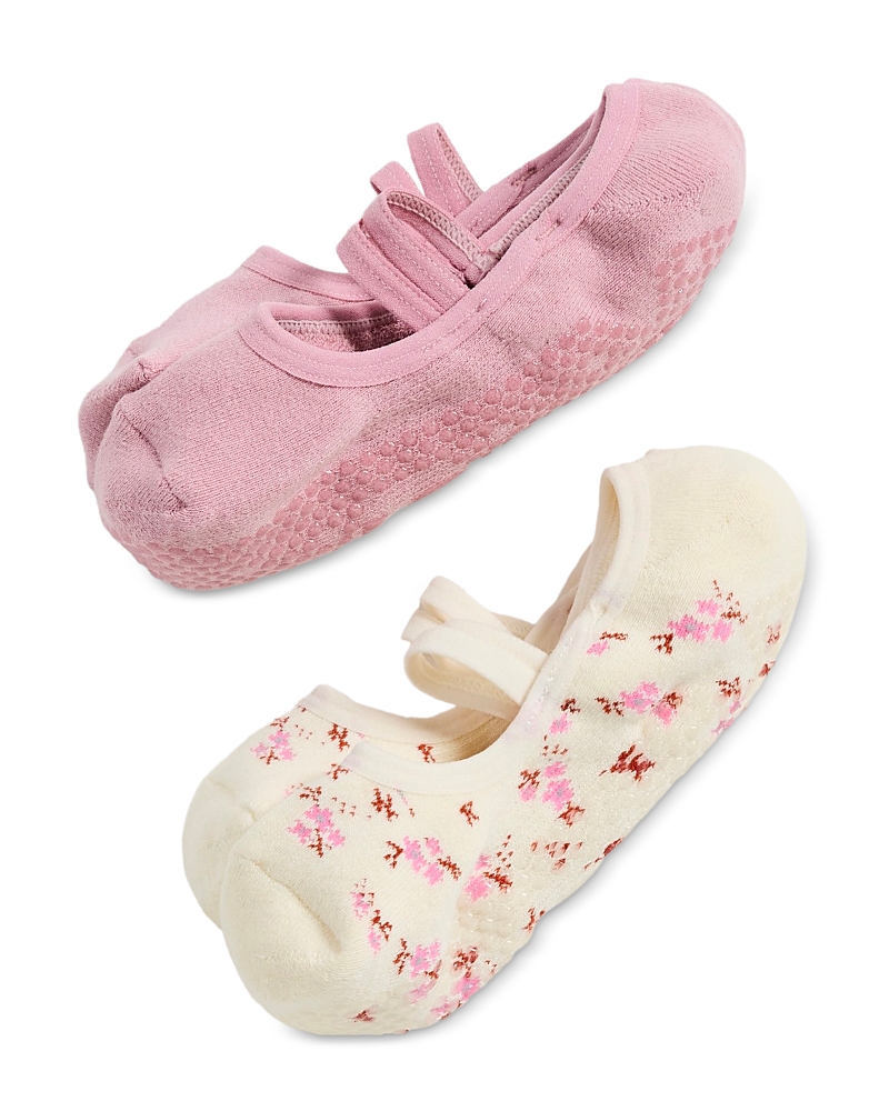 Stems Blossom Grip Socks, Pack of 2