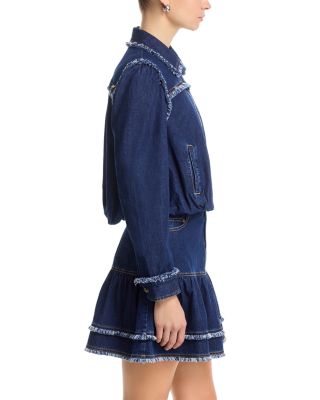 Bicolor Fringe Indria Jacket 