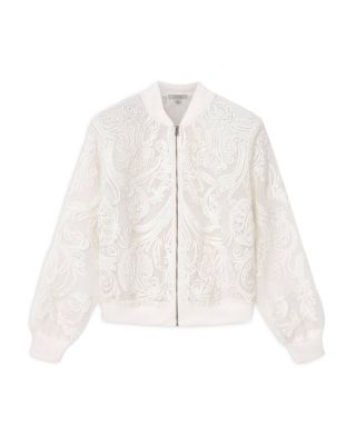 Jade Embellished Bomber Jacket