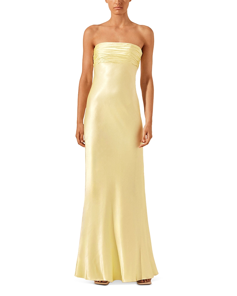 Shona Joy La Lune Strapless Maxi Dress