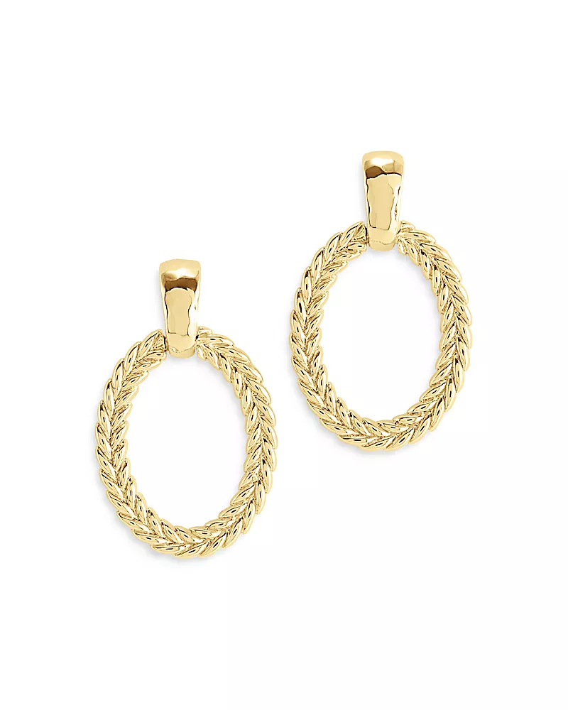 Anabel Aram Cheval Ring Drop Earrings