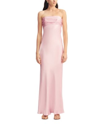 La Lune Strapless Maxi Dress