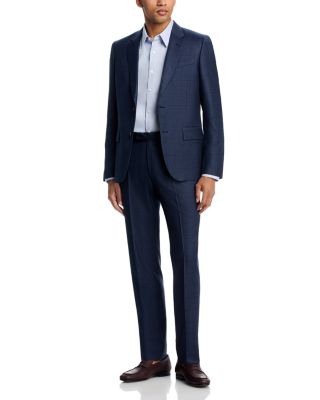 Soho Canvas Plaid Extra Slim Fit Suit