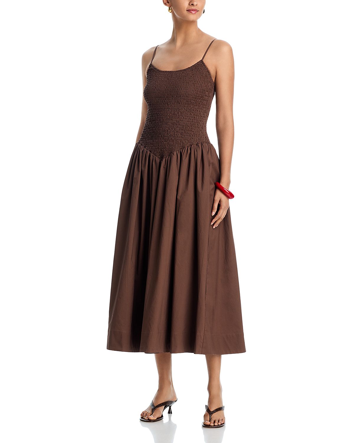 Lucy Paris Hazel Smocked Dropped Waist Dress
