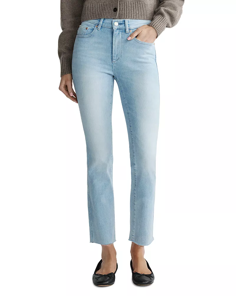 DL1961 Mara Petite Instasculpt Mid Rise Ankle Jeans in Ocean