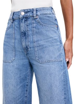 Miro Petite High Rise Ankle Barrel Jeans in Meadow Lake