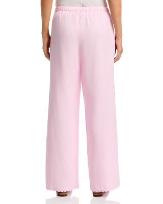 Mirina Linen Embroidered Pants