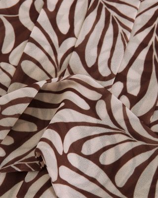 Janine Leaf Print Jumpsuit 