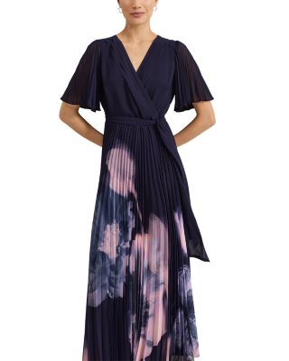 Abigail Textured Wrap Dress