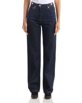 Straight Jeans in Dark Blue