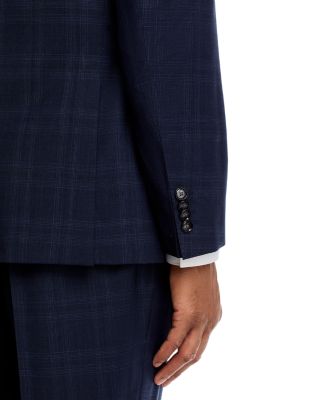 H-Huge Tonal Plaid Slim Fit Suit