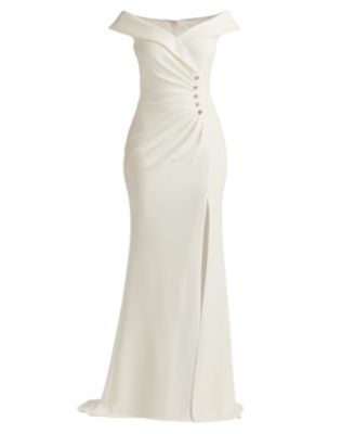  Ames Off-Shoulder Gown