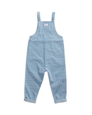 Unisex Striped Denim Dungarees - Baby