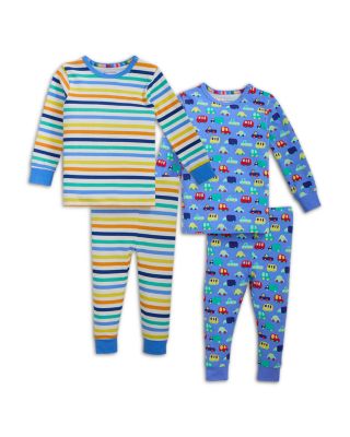Boys' CloudStretch Magnetic Pajamas, 4-Piece Set - Baby, Little Kid, Big Kid