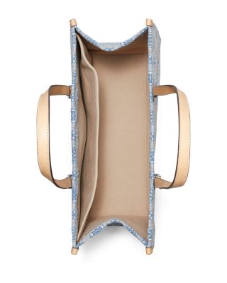 T Monogram Denim Tote