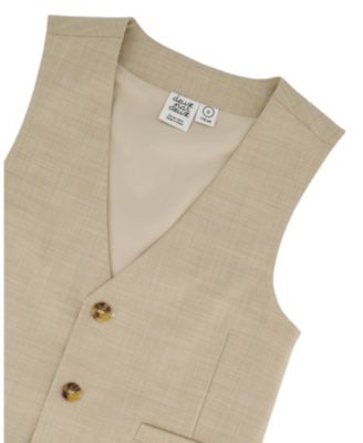Boys' Sleveless Elegant V-Neck Vest - Little Kid