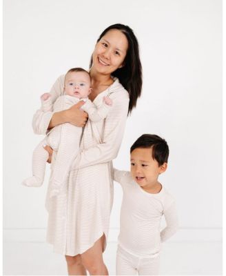  Boys' Oatmeal Stripe Bamboo Sleeper - Baby