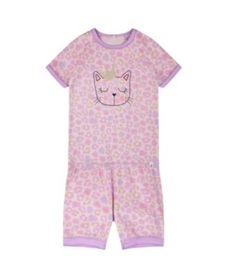  Girls' Organic Cotton Animal Two-Piece Pyjama Set - Big Kid