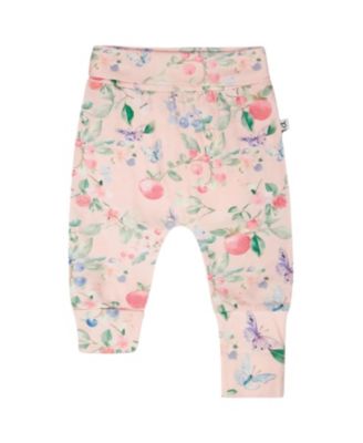 Girls' 2 Pack Cotton Jersey Evolutive Berries and Strawberry Printed Pants - Baby