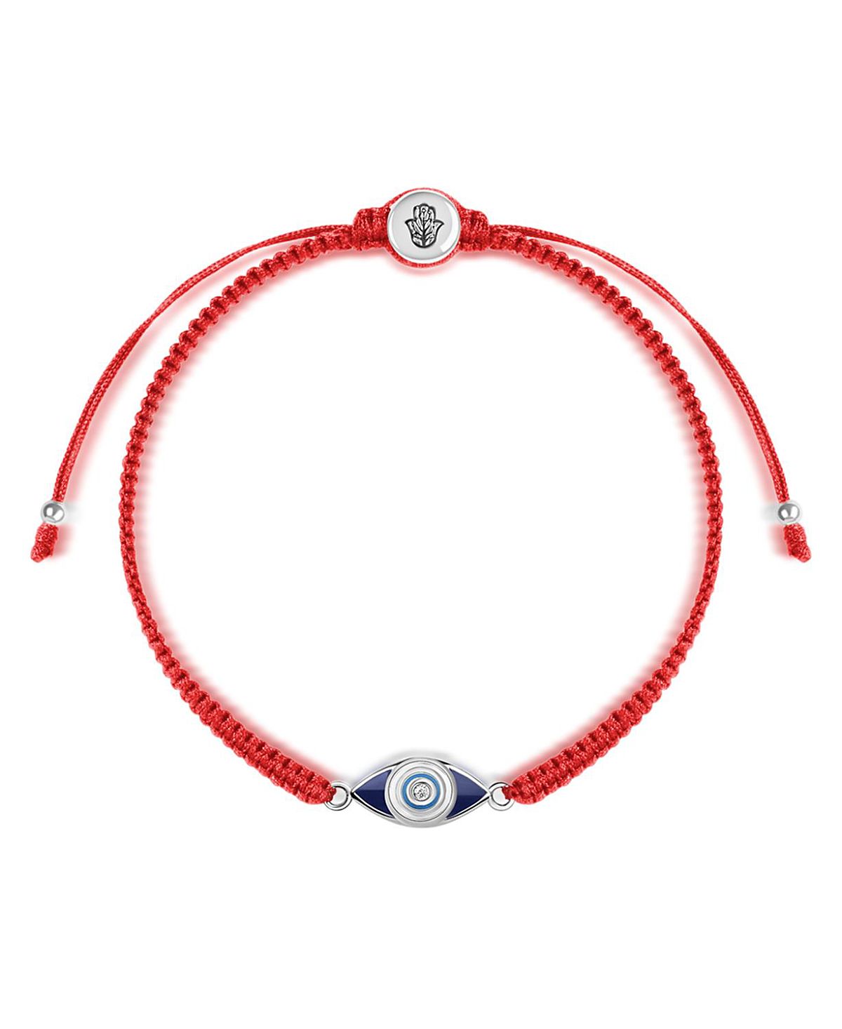 Karma and Luck Prevent Harm Drawstring Evil Eye Charm Bracelet