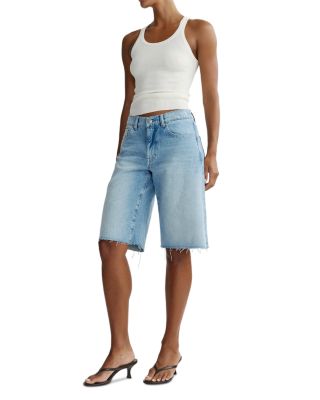 Abby Relaxed Denim Bermuda Shorts