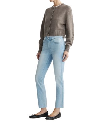 Mara Mid Rise Instasculpt Straight Ankle Jeans in Ocean