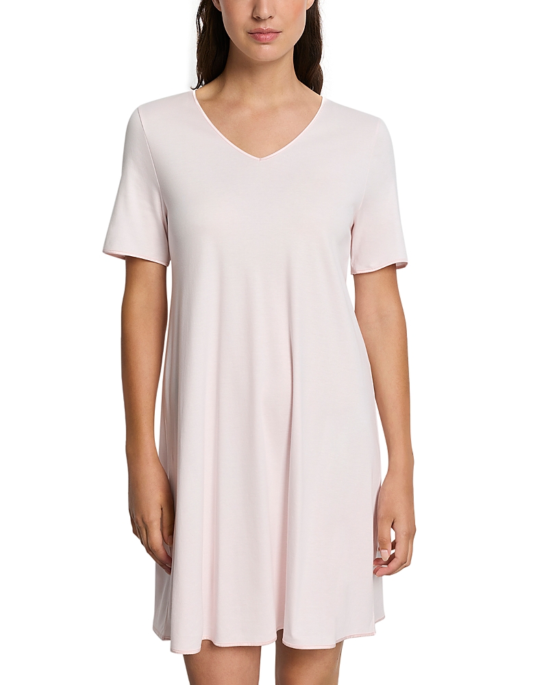 Hanro Cotton Silk V Neck Nightgown · XS