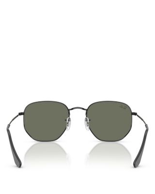 Hexagonal Geometric Sunglasses, 54mm