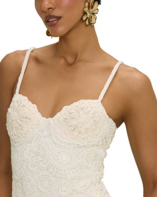 Gal Embroidery Midi Dress