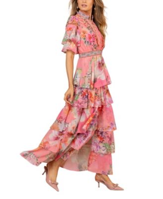  Itzayana Chiffon Maxi Dress