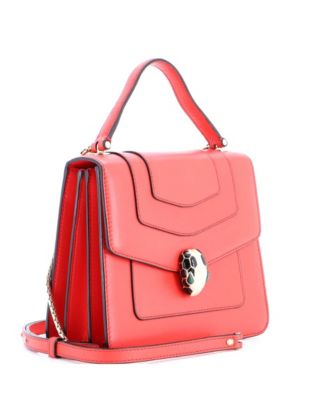  Small Serpenti Forever Top Handle Bag Leather