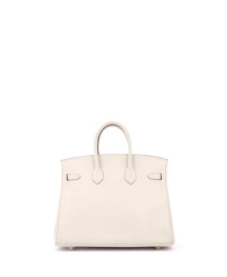 Birkin 25 Handbag Light Swift with Gold Hardware